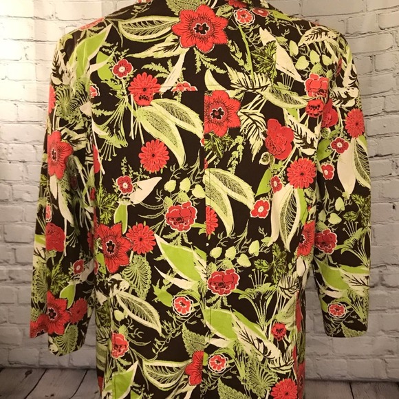 Cheryl Nash Windridge Vintage Floral Jacket Large - Picture 7 of 13